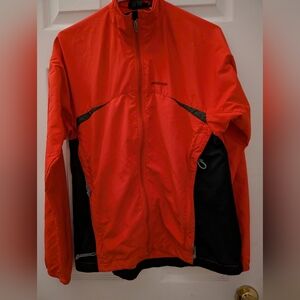 Patagonia Women's Red and Black Outdoor Jacket With Pockets (M)